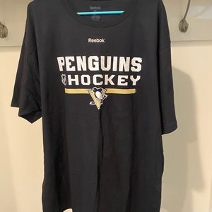 Reebok penguins hockey tshirt, size 2XL